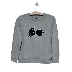 Paraphrase Gray Pullover Women’s Hoodie Size Medium